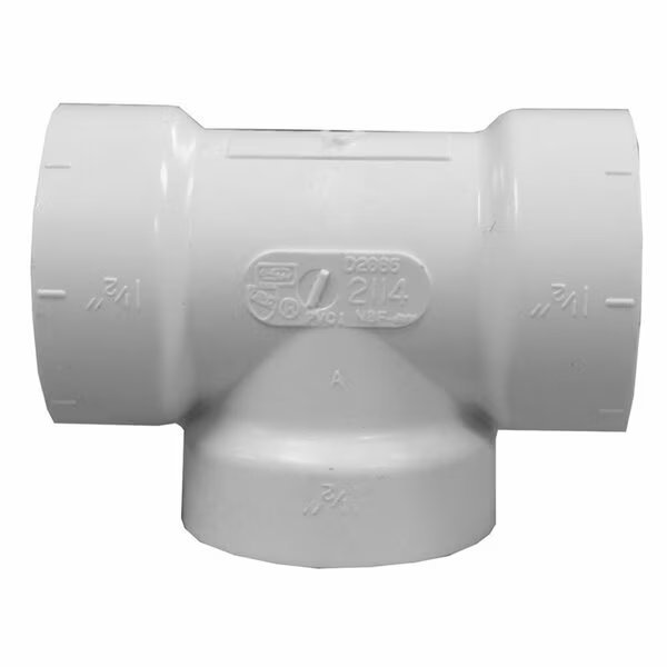 3 in. PVC Cleanout Test Tee, Jones Stephens, Mfr#: PCT431